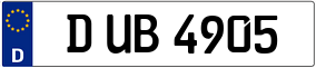 Truck License Plate